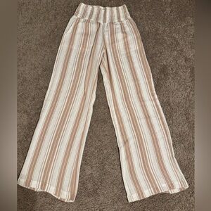 Billabong Wide Leg Linen Pants